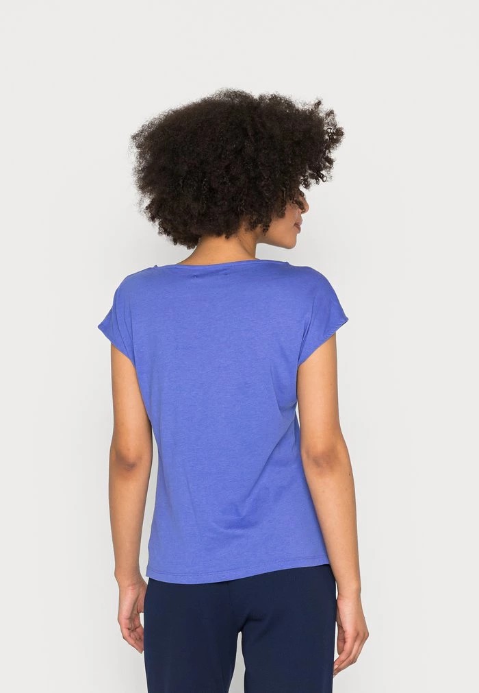 T-Shirt ANNA FIELD Anna Field Basic T-shirt Bleu Femme | ULH-5809628